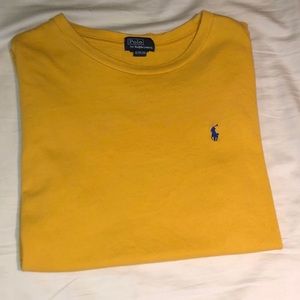 Yellow polo t shirt